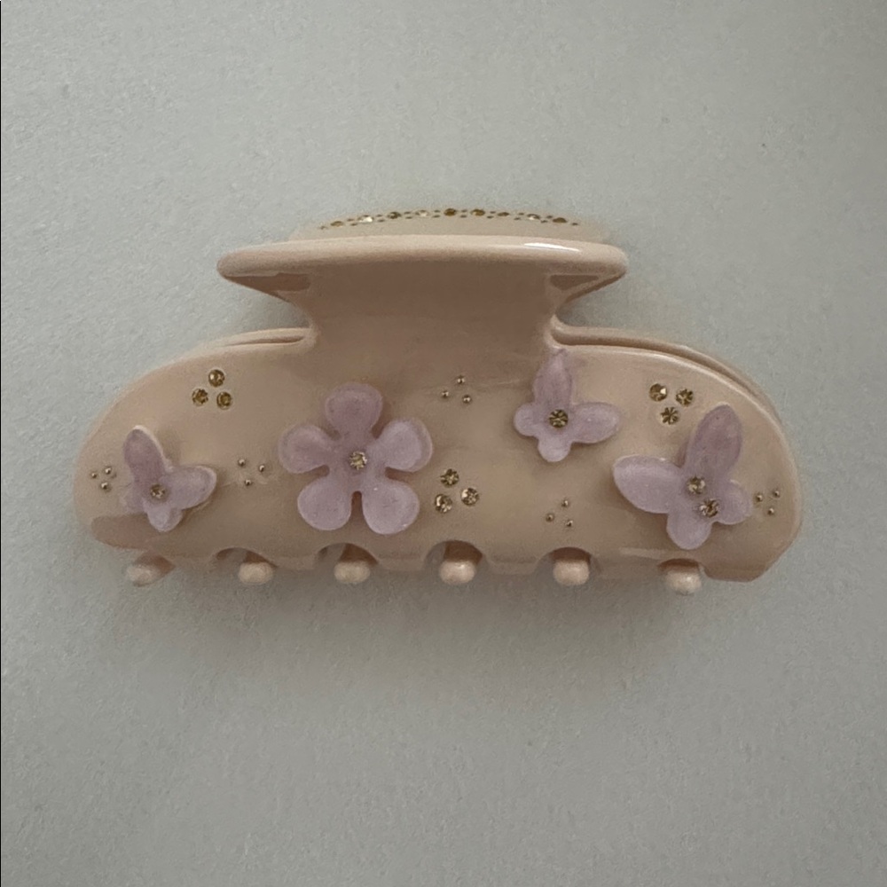 Emi Jay Sweetheart Hair Claw Clip ‘Pink Angel Food’ - Picture 5 of 5